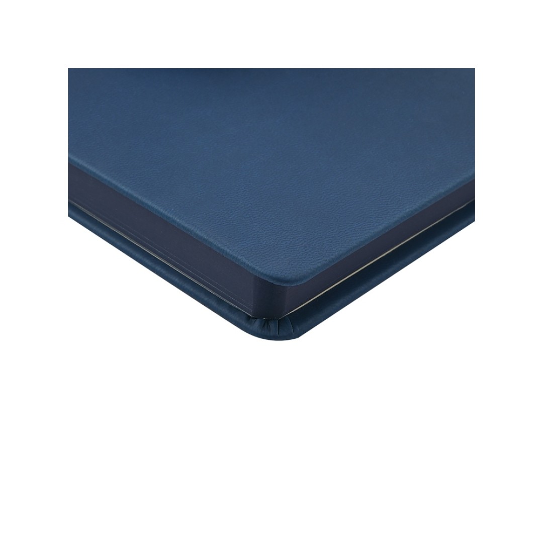 Ежедневник А5 "Megapolis Color" soft-touch, темно-синий