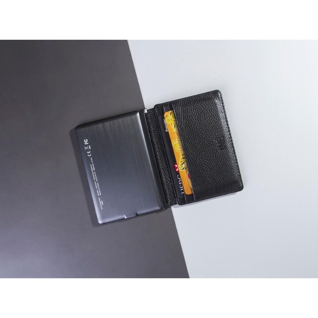 Портмоне с зарядным устройством «INE», 4000 mAh, черный