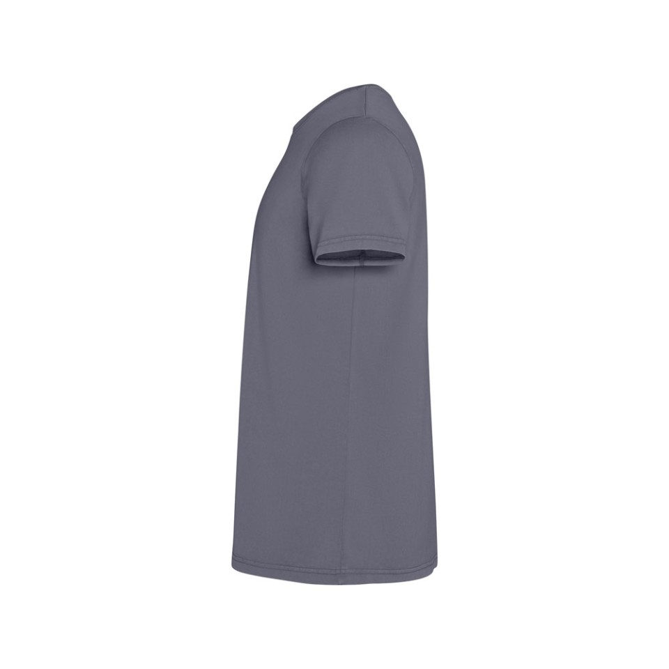 Футболка «Corgi» мужская, серо-голубой выстиранный