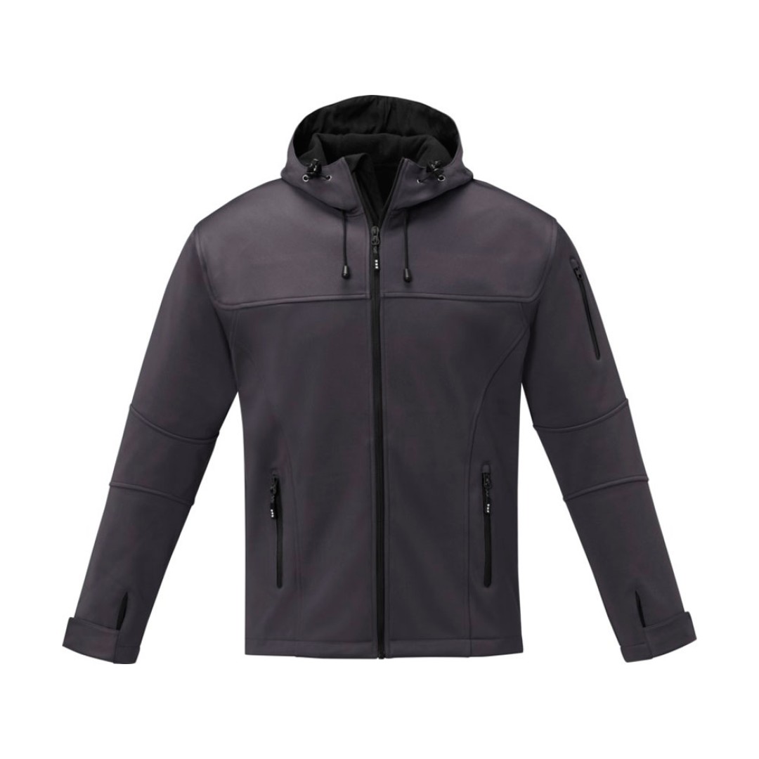 Match Мужская куртка софтшел, storm grey