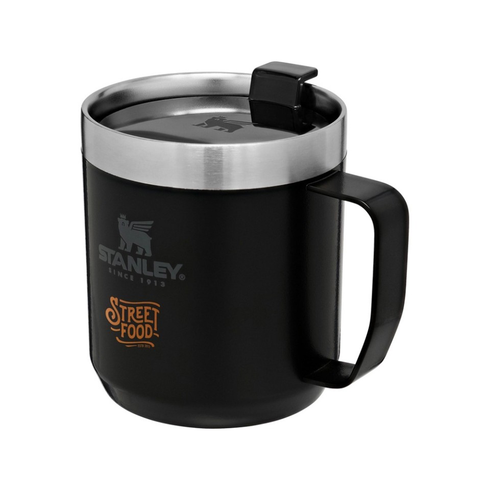 Stanley Classic походная кружка объемом 350 мл - сплошной черный