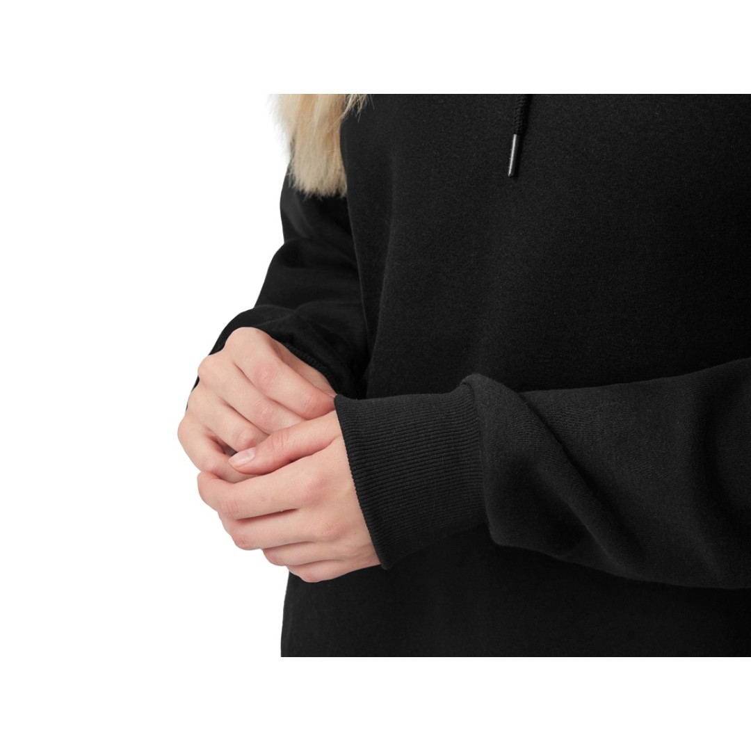 Толстовка с капюшоном оверсайз «Lisbon» унисекс, черный