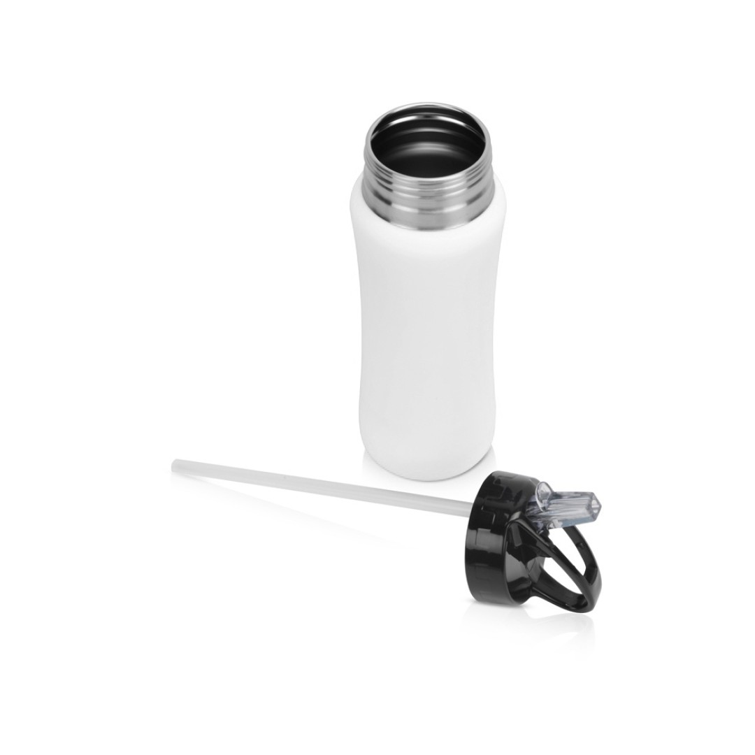 Бутылка спортивная "Коста-Рика" 600мл, белый (P)