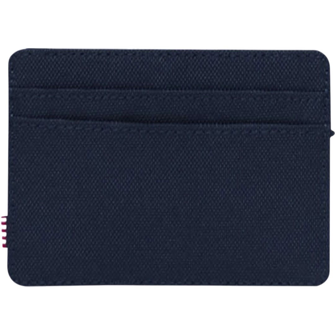 Herschel Charlie держатель для карт с RFID-защитой из переработанного материала - темно - синий navy