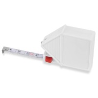 Брелок-рулетка "Домик", 1 м., белый