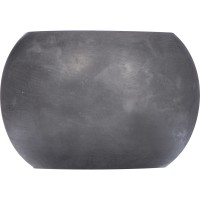 Круглая свечка в бетоне, фитиль дерево, oud wood