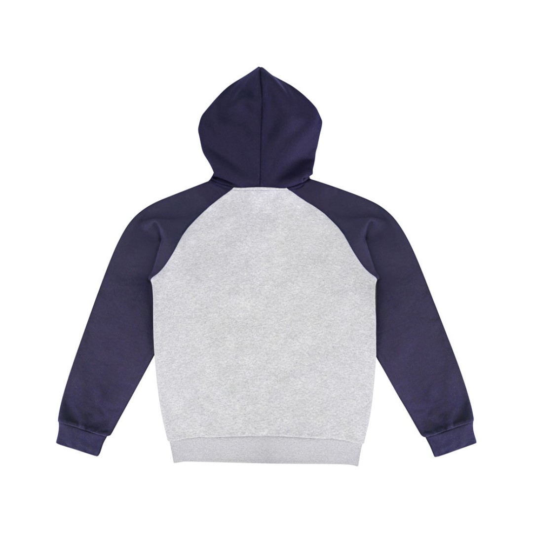 Толстовка с капюшоном «Dublin» мужская, темно-синий/серый меланж