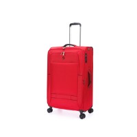 Чемодан TORBER Brosno, красный, нейлон 600D, 48 х 22 х 78 см, 85 л