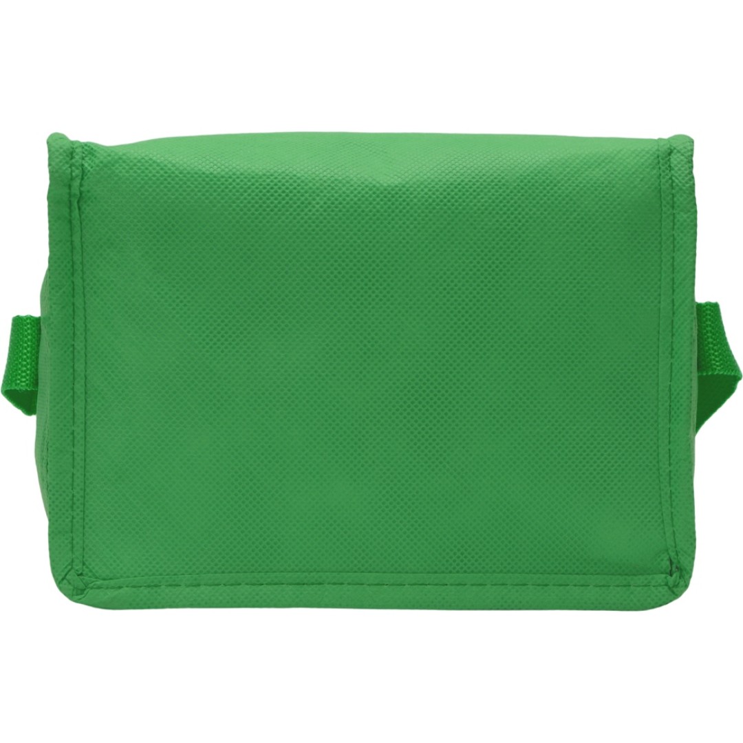 Сумка-холодильник Reviver из нетканого переработанного материала RPET, зеленый