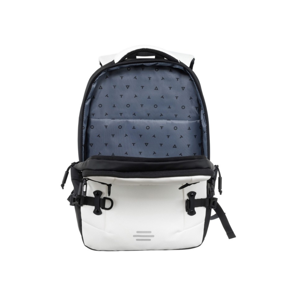 Рюкзак спортивный TORBER Xtreme 18", белый/чёрный, 31 х 12 х 46 см, 17л