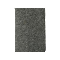 Двустороннее портфолио из рпет-фетра и искусственной кожи "Felt", серый