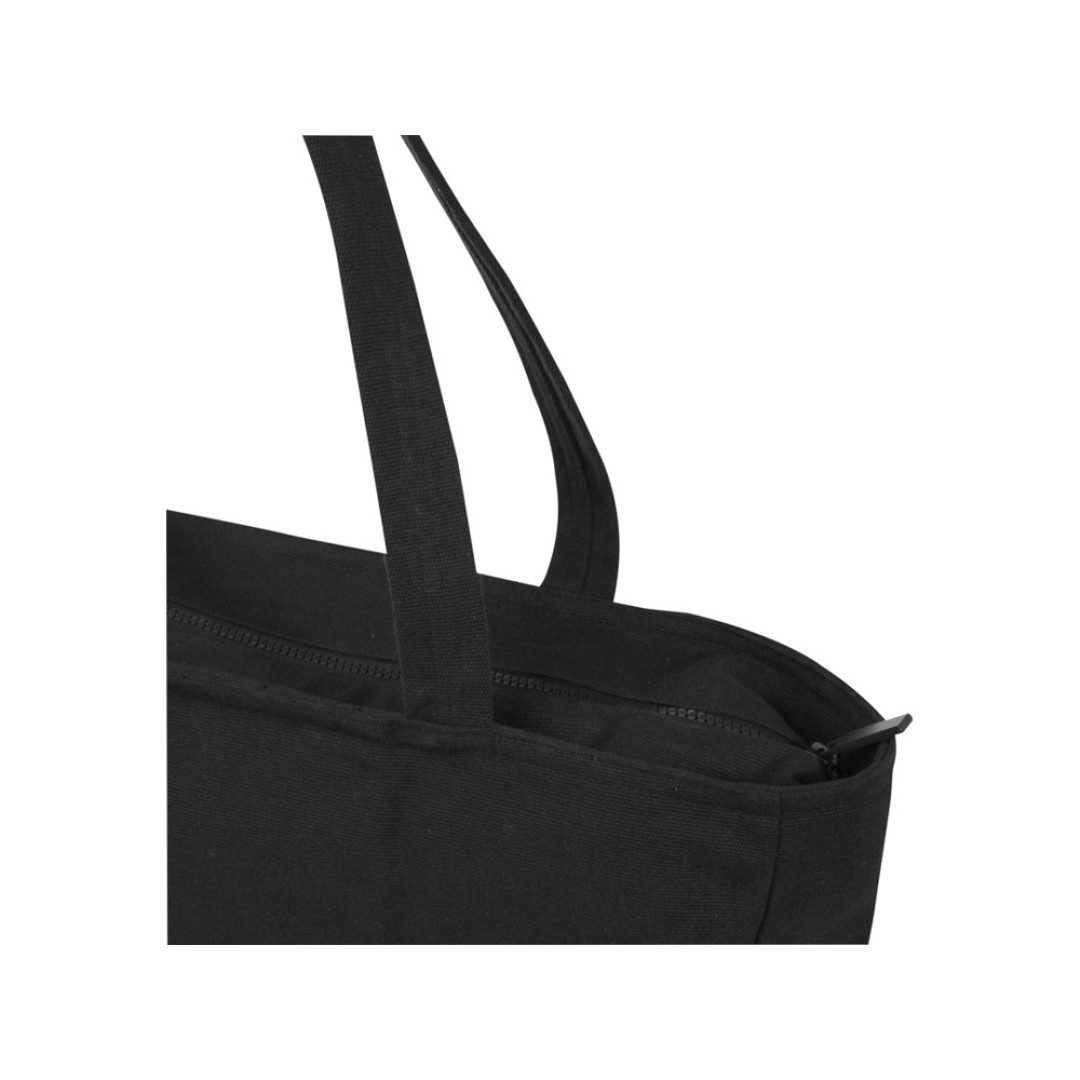 Weekender эко-сумка из переработанного материала Aware™ плотностью 500 г/м2 - Черный