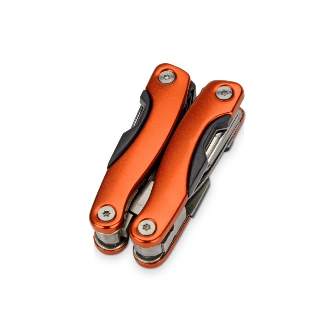 Набор с мультитулом и фляжкой "Путешественник 2.0.", оранжевый