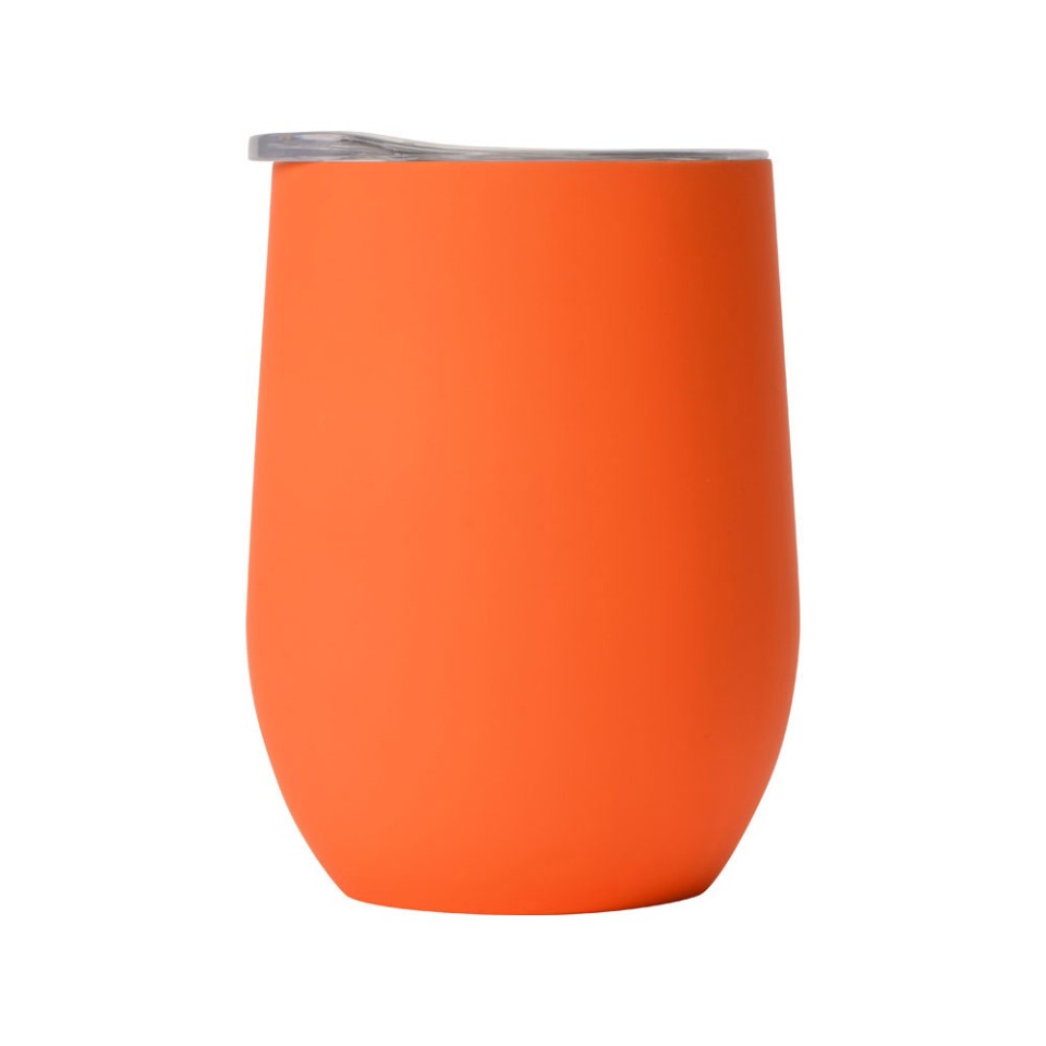 Термокружка "Vacuum mug C1", soft touch, 370мл, оранжевый