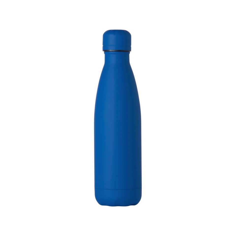 Вакуумная термобутылка "Vacuum bottle C1", soft touch, 500 мл, синий классический