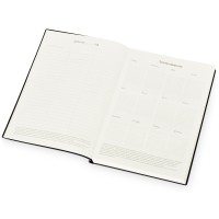 Бизнес блокнот "Supreme" с вставкой из софт-тача, гибкая обложка, 128 листов, серый