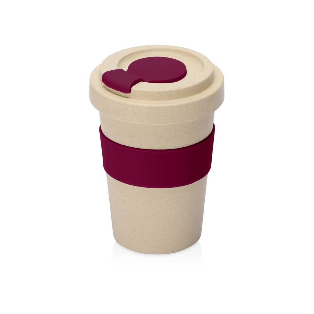 Стакан из пшеничного волокна «Flava», burgundy