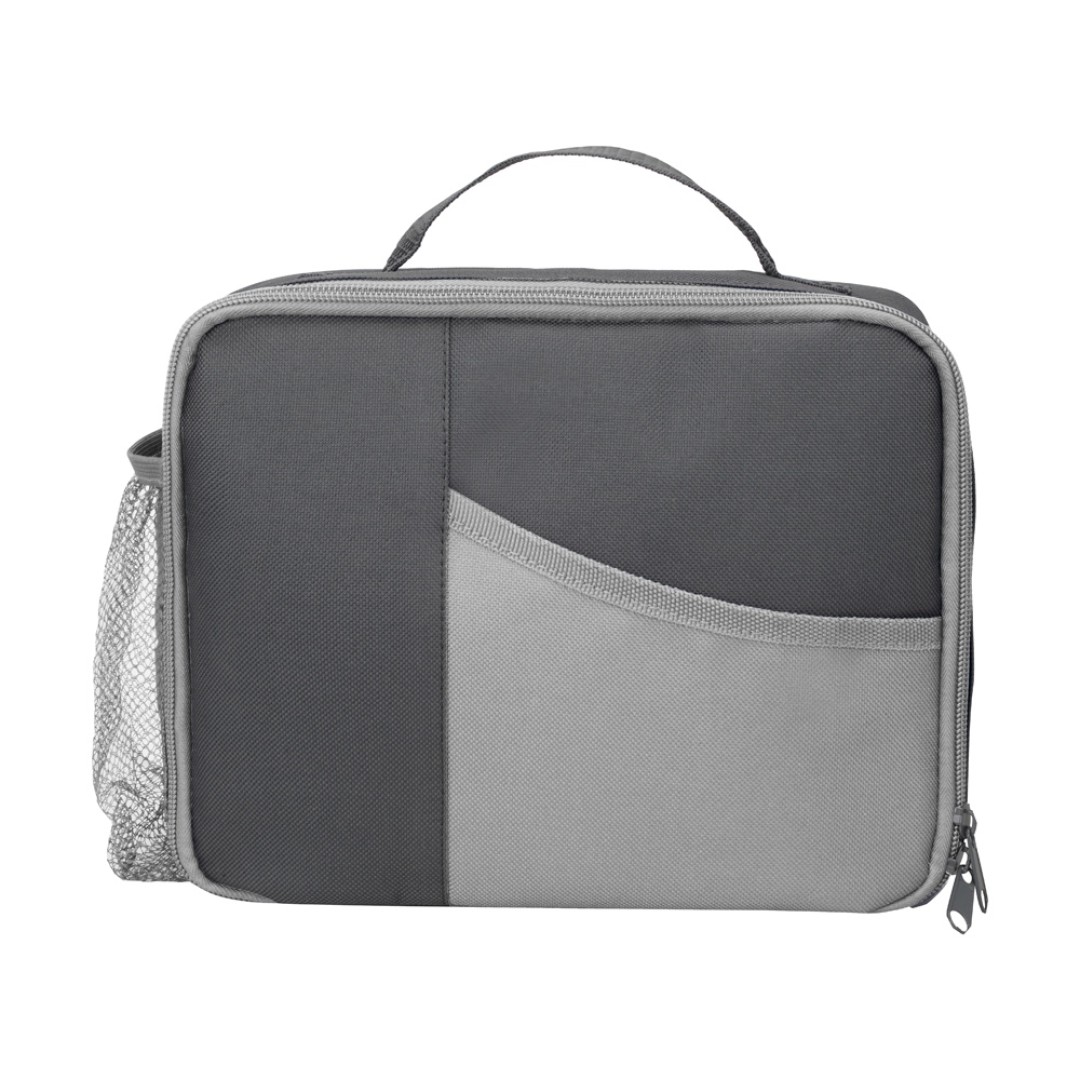 Изотермическая сумка-холодильник "Breeze" для ланч-бокса, серый/серый