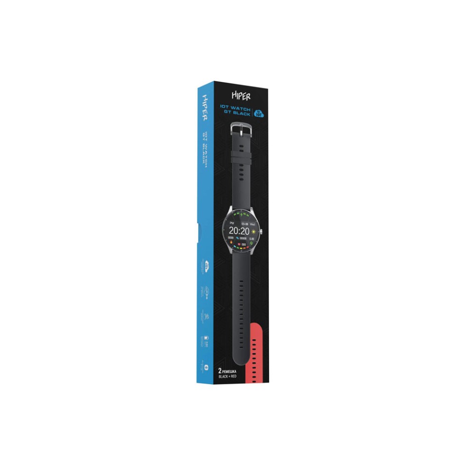 Смарт-часы HIPER IoT Watch GT Black