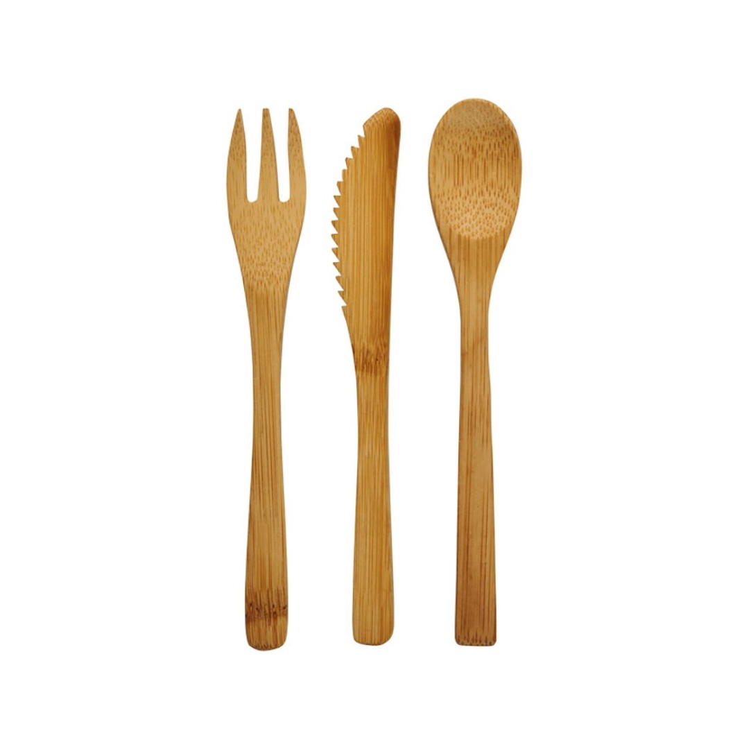 Набор столовых приборов Celuk из бамбука, натуральный