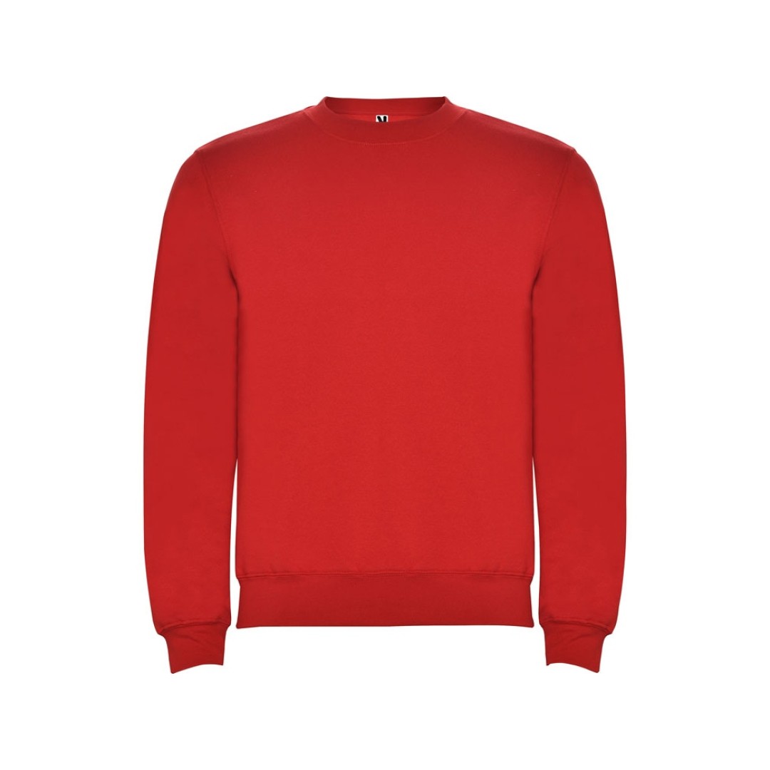 Свитшот с начесом "Clasica" унисекс, красный