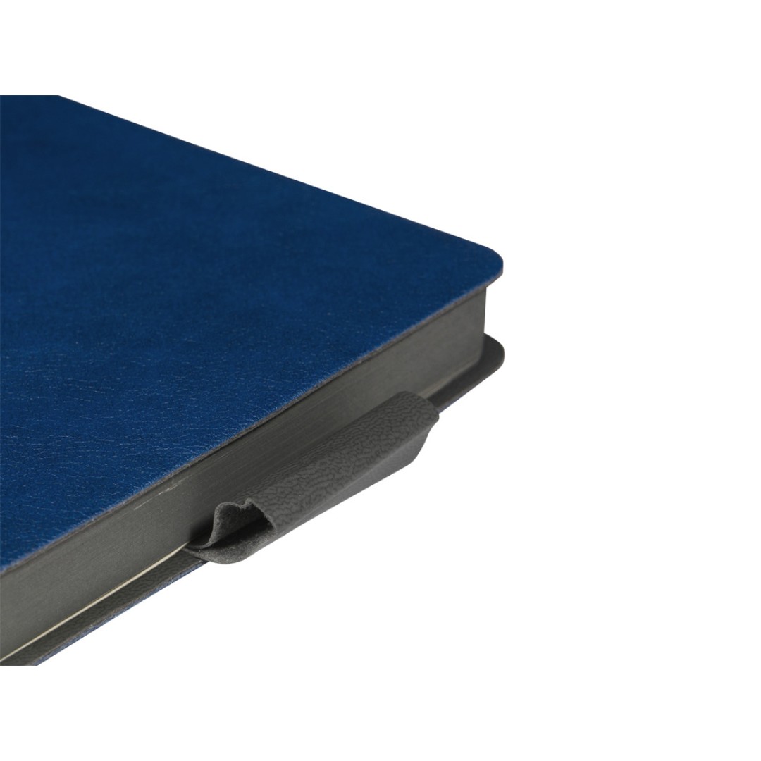 Ежедневник недатированный А5 «Boston», синий (серый обрез)