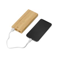Внешний беспроводной аккумулятор из бамбука "Bamboo Air", 10000 mAh