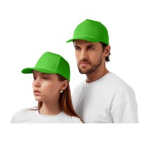 Бейсболка "Mix" 5-ти панельная 180 гр, зеленое яблоко