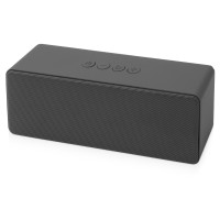 Портативная колонка «Bar» со стереодинамиками soft touch, серый