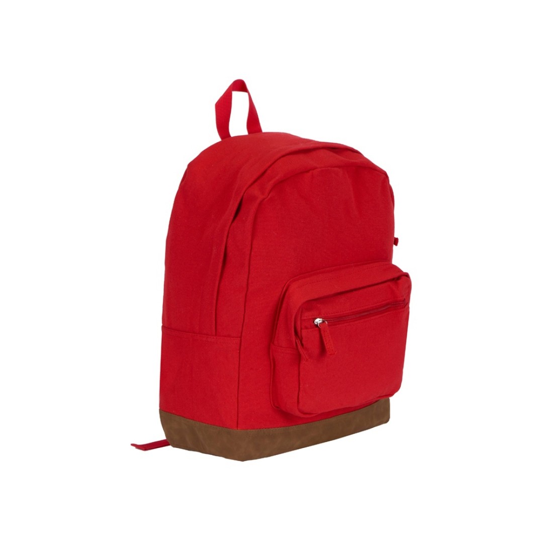 Рюкзак Shammy с эко-замшей для ноутбука 15", красный