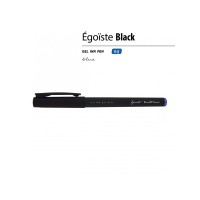 Ручка "Egoiste.BLACK" гелевая в черном корпусе, 0.5мм, синяя