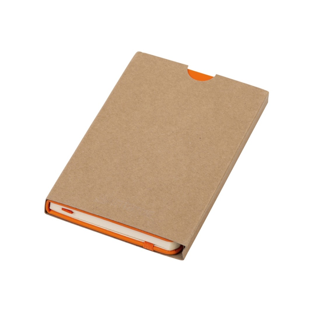Блокнот "Vision 2.0" А6 в твердой обложке, оранжевый