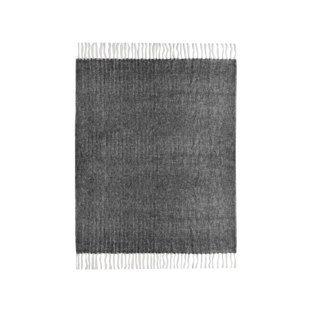 Плед Warmy с шерстью, темно-серый