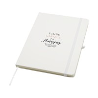 Блокнот Spectrum Plus формата A5 в твердой обложке - Белый