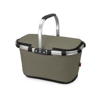 Изотермическая сумка-холодильник "FROST" складная с алюминиевой рамой, серый (Р)