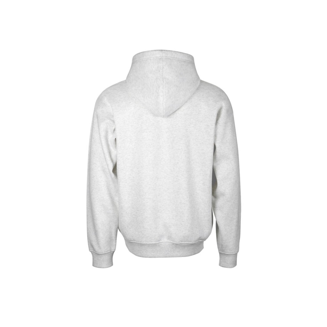 Толстовка с капюшоном оверсайз «Berlin» унисекс, белый меланж