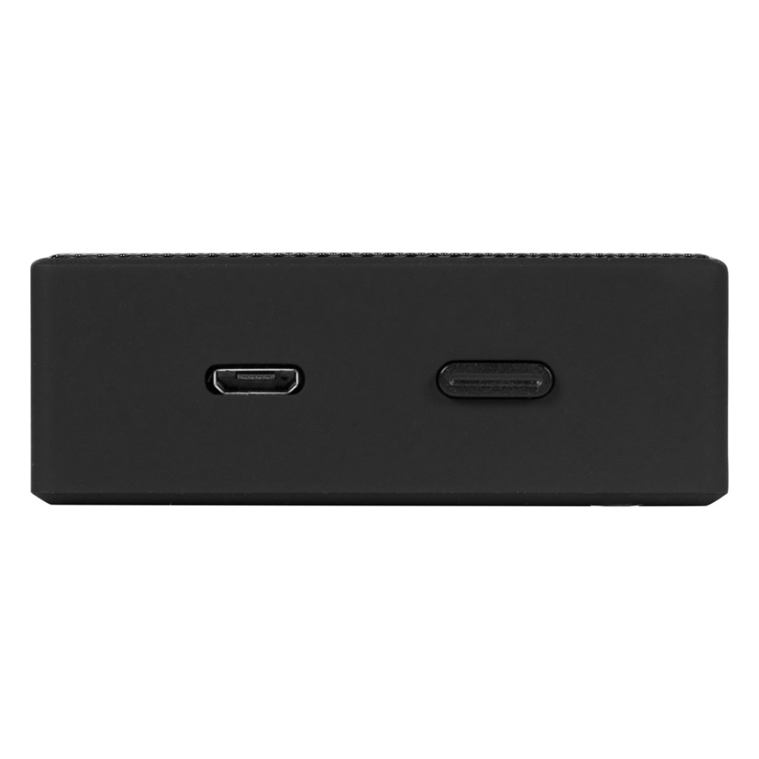 Портативная колонка Concept с полноцетной печатью, черный