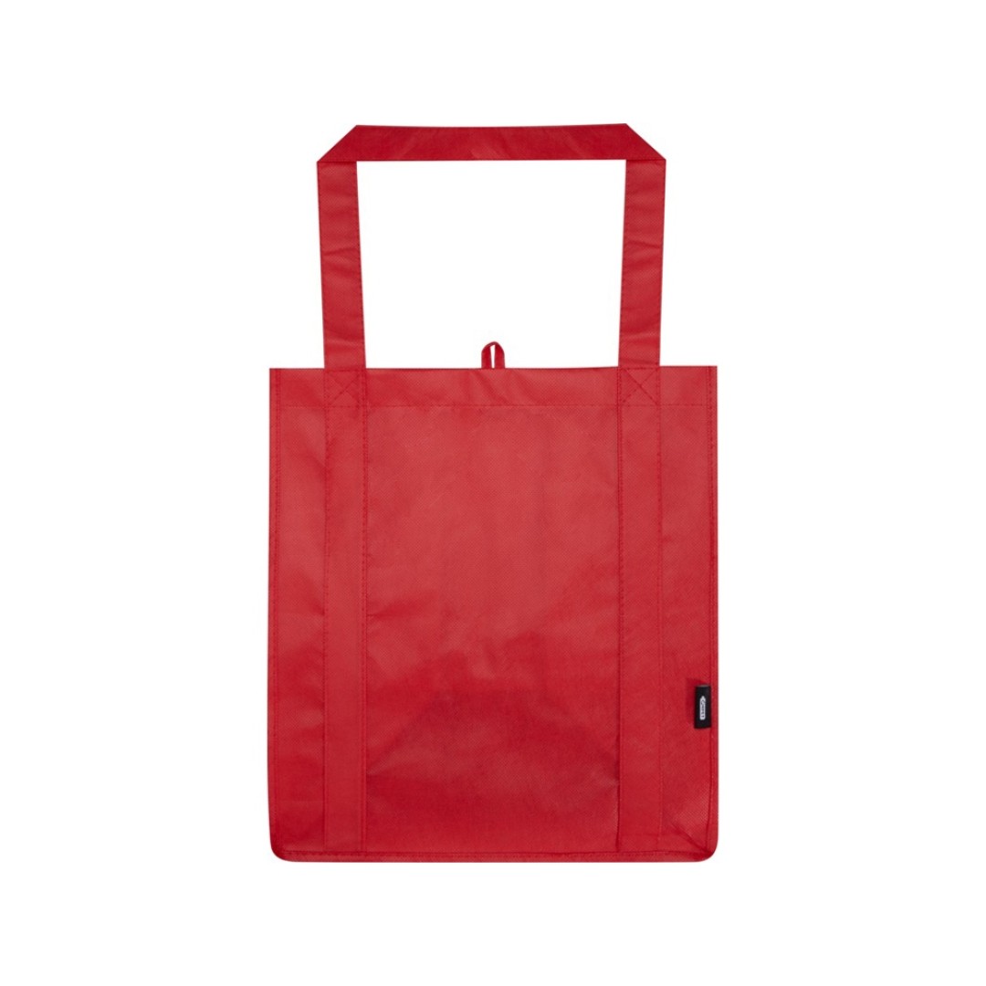 Liberty эко-сумка с прочным днищем объемом 6 л из нетканого материала, переработанного по стандарту GRS, красный