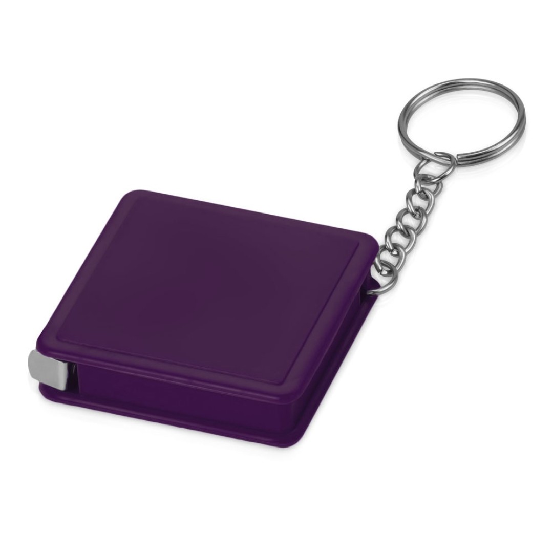 Брелок-рулетка "Дюйм", 1 м., фиолетовый