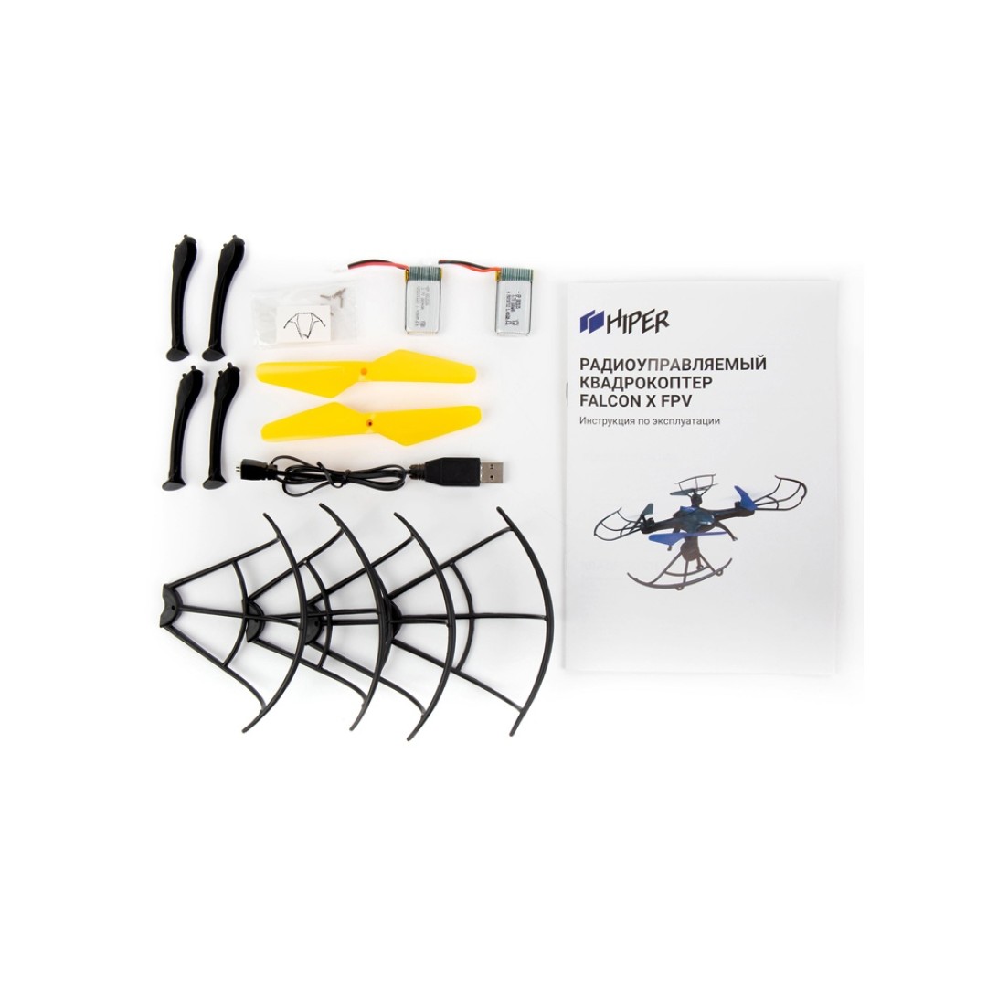 Радиоуправляемый квадрокоптер HIPER "FALCON X FPV" (Р)