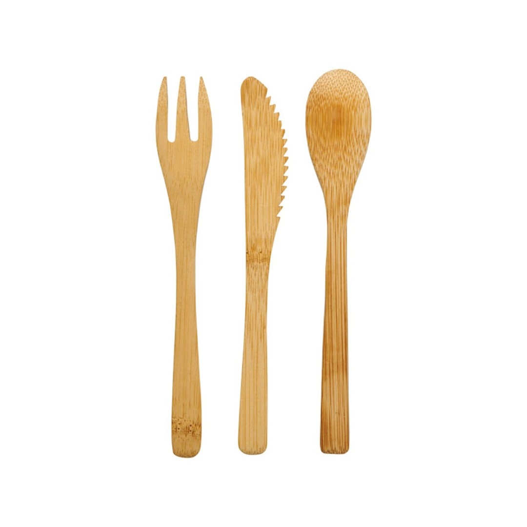 Набор столовых приборов Celuk из бамбука, натуральный