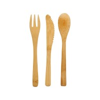 Набор столовых приборов Celuk из бамбука, натуральный
