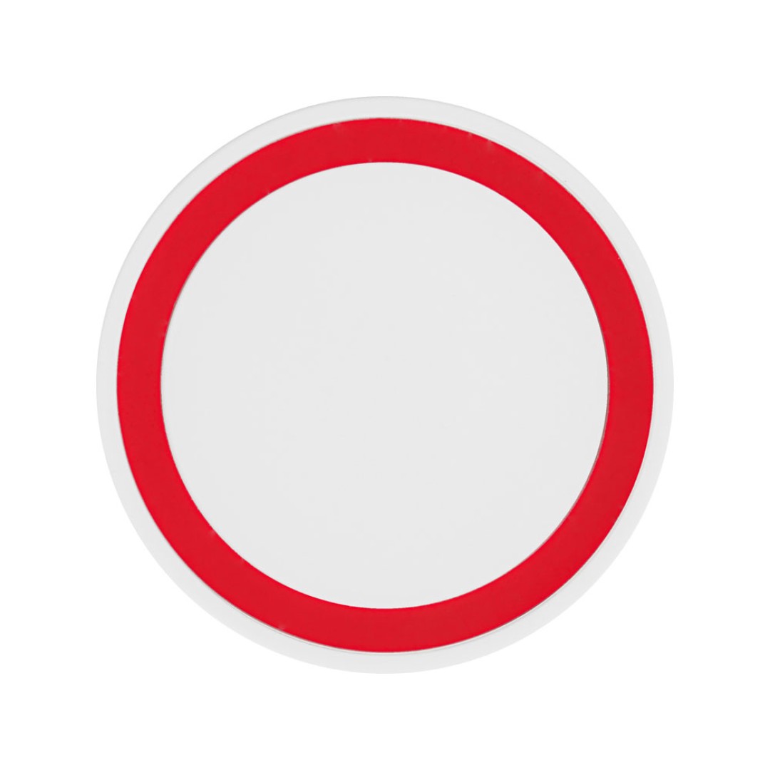 Беспроводное зарядное устройство «Dot», 5 Вт, белый/красный