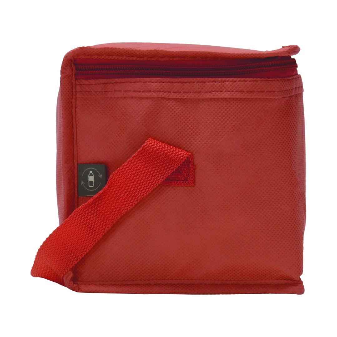 Сумка-холодильник Reviver из нетканого переработанного материала RPET, красный