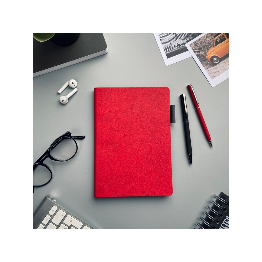 Ручка металлическая шариковая «Palermo», софт-тач, 0,7 мм,  красный