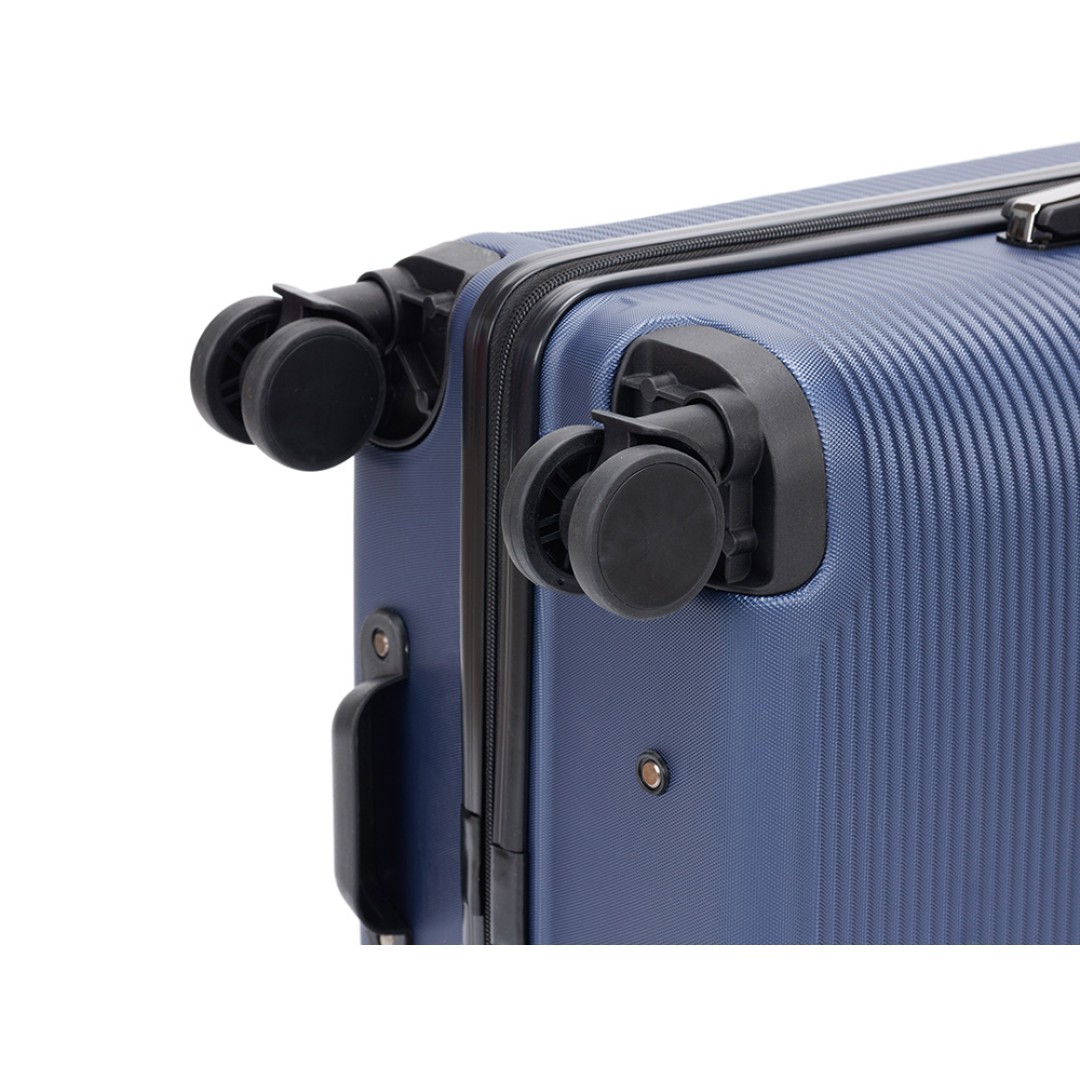 Чемодан TORBER Onego, синий, ABS-пластик, 69,5 х 46 х 26 см, 69 л