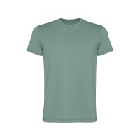 Футболка «Corgi» мужская, сине-зеленый выстиранный