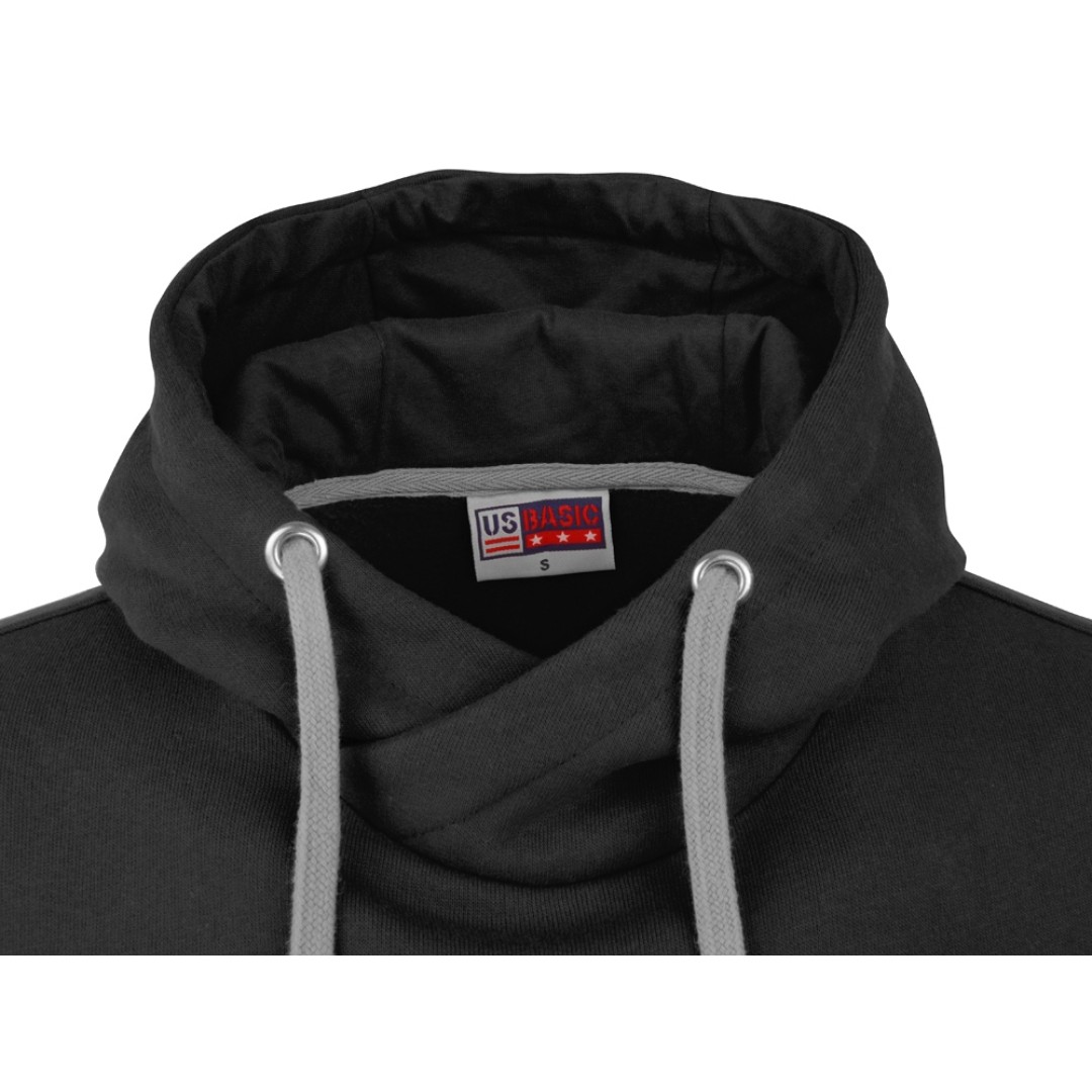 Толстовка унисекс "Stream" с капюшоном, черный