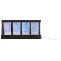 Часы с беспроводной зарядкой "Cyber", 10 Вт