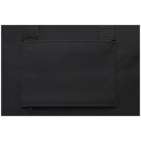 Спортивная сумка для ноутбука с диагональю экрана 15,6 дюйма Turner, изготовленная из переработанных материалов согласно стандарту GRS - сплошной черный